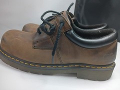 Dr. Martens P0313 Industrial Steel Toe Safety Work Shoes Brown Men’s Size 13 EH