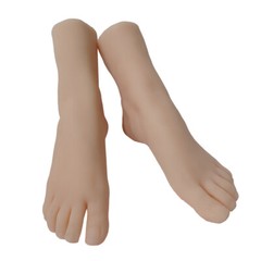 Silicone Female Legs Feet Model 1 Pair Size 38 Mannequin Shoes Socks Display
