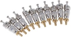 20 Pack Valve Core Replacement Copper High Pressure R22 R32 R410A Schrader Valve