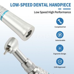 1-10Pcs NSK Style Dental Low Speed Contra Angle Handpiece E-type Fit FG1.6mm Bur