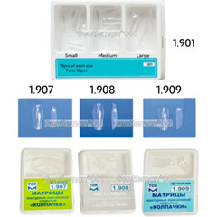 TOR VM 4Size Dental Clear Matrix Matrice Anterior Matrices BT Fit Bioclear L/M/S