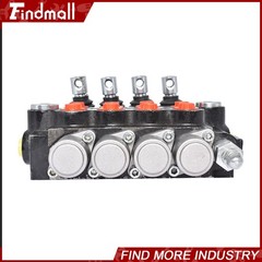 4 Spool Hydraulic Monoblock Double Acting Control Valve 11 GPM SAE Ports 3625PSI