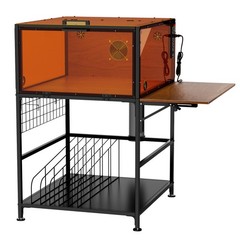 Laser Engraver Enclosure Cabinet with Exhaust Fan 6000RPM & Foldable Panel