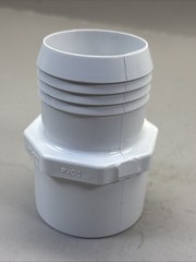 LOT of 5 – 2″ 460-020 PVC Hose Pipe Fitting Adapter Barbed Spigot Connection