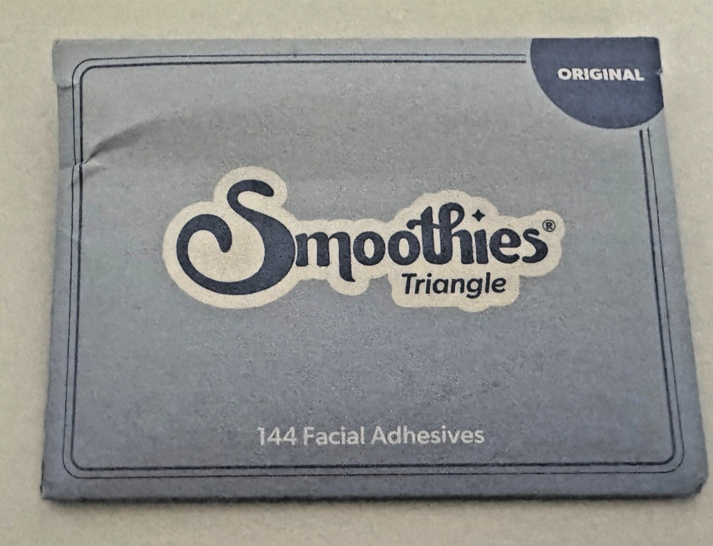 Smoothies Triangle Wrinkle Patches for Face Overnight – 144 Count (Pack of 1)