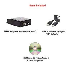 USB adaptor for ESC Medicams Portable Endoscopy Camera ENT-2000P for PC Laptop