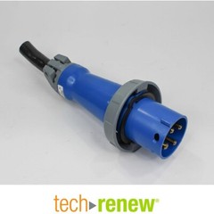 Hubbell Pin & Sleeve Male Plug HBL460P9V05 | 60A 250V 3-Phase