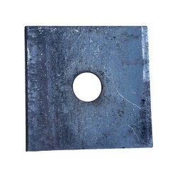 Sandbaggy 1/4″ x 3″ x 3″ Steel Square Plate Washer – 5/8″ Anchor Bolt Diameter
