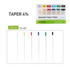 Dental Absorbent Paper Points Endodontic 0.02/0.04/0.06 Root Canal Obturation