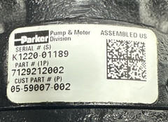 Parker 7129212002 Hydraulic Fan Motor Gillig 82-90986-000