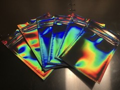 2000 QTY 4″x6″ Holographic Smell Proof Mylar Bags Resealable Packaging Zip Lock