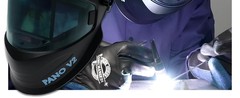Blue Demon Pano V2 Welding Helmet Panoramic Auto Darkening Wide View