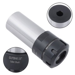 2″ Straight Shank Er40 Collet Chuck Tool Holder Quick Change 3.5inch