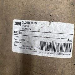 3M Cloth 761D 302 MM X 800 MM 2 Pack