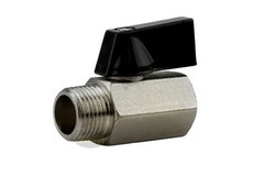 Mini 3/8″ Male 3/8 Inch Female NPT Brass Ball Shut Off Valve Water Air Fluid WOG