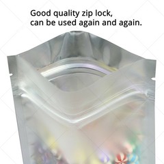 4CustomPrint Foil Mylar Zip Seal Smell Proof Resealable Matte Printd Bags
