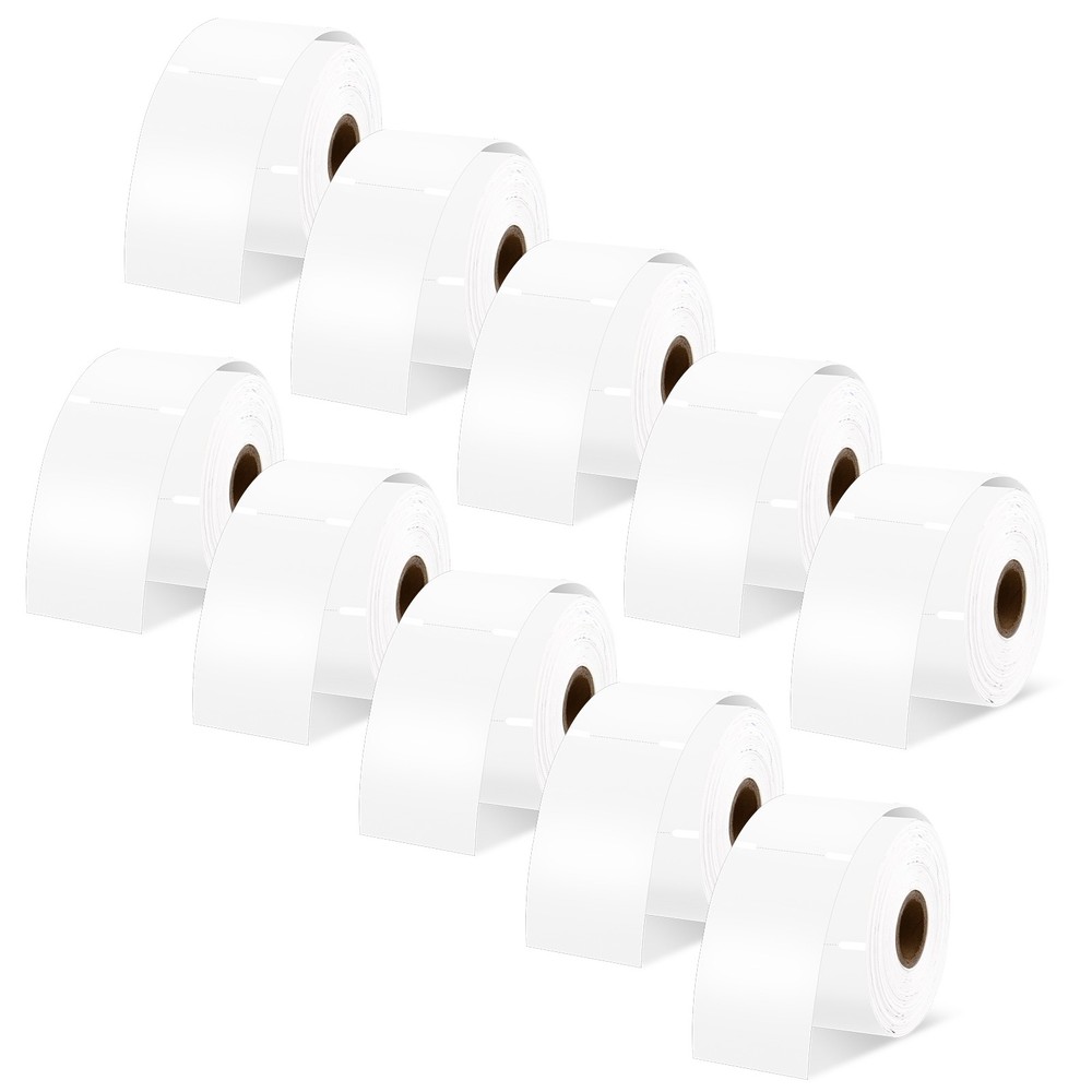 10 Rolls 30374 Non-Adhesive Appointment Business 300 Card for LW 2” x 3 1/2”