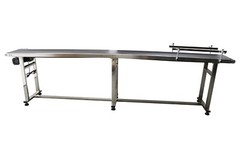 110V Industrial PVC Belt Conveyor for Industrial Transport System 118”x7.8″