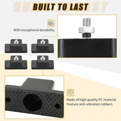 4Pack Rubber Vibration Isolator Mounting Bracket, Air Conditioner Mounting Br…