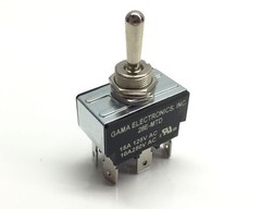 30 Amp Double Pole Double Throw 3 Position On-Off-On Toggle Switch – 28E-MTD