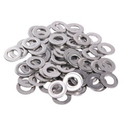 660 Pieces of 304 Stainless Steel Washers Flat Washer Assortment Kit 6 Sizes New