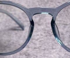 Stoggles Safety Goggles Z87-2 Round Frames Light Blue MED 48-21-145 1.1