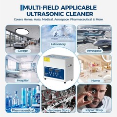 3L Ultrasonic Cleaner with Digital Timer & Heater, 40kHz Professional Ultrasonic