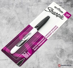 Sharpie Rub-A-Dub Laundry Marker 31101PP, Fine Point, Black Ink, Pack of 3