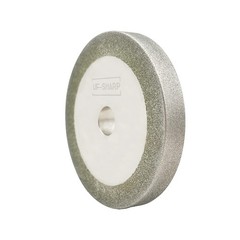 Flat Diamond Grinding Wheel 150 Grit, 1/2″ Arbor, 10mm Wide for Grinding