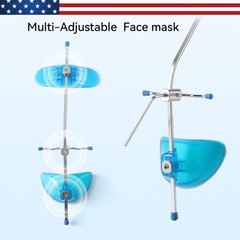 Dental Orthodontic forward pull Headgear facemask with Single Lever Adjustable