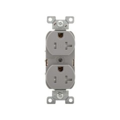 Case Of 104 Quantity Eaton TRBR20GY-BX Outlets 20A 2P In Grey Tamper Resistant