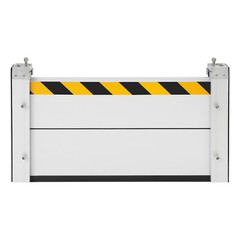 Flood Barrier for Home Aluminum Alloy Garage Door Water Barrier H15.7in W31.5in