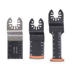 104Pcs Carbon Steel Oscillating Multi Tool Saw Blades Arc Edge Design For Metal
