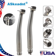Askeadnt Dental High Speed LED E-generator Handpiece 4Holes 2Holes Turbine