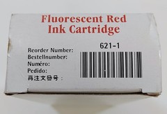 Lot Of 10 Original Pitney Bowes (FL) Red Ink 66ml #621-1 – Brand New OEM