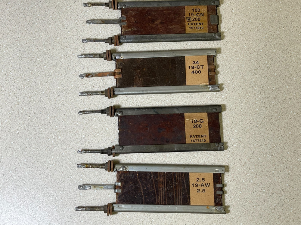 Vintage Western Electric Resistors – 4 Pieces