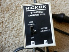 HICKOK TP-20C TEMPERATURE PROBE -55 DEGREE C (-67F) + 150 C (+302 DEGREE F)