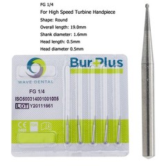 WAVE Dental Round Surgical Burs Carbide Bur High Speed Long FG / FG SURG 2 4 6 8