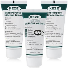 KEZE Silicone Grease Waterproof Food Grade Silicone Sealant Lubricant for Plu…