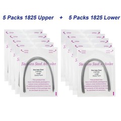 100Pcs Dental Orthodontic Arch Wire Stainless Steel NiTi Ovoid Natural 014 16X22