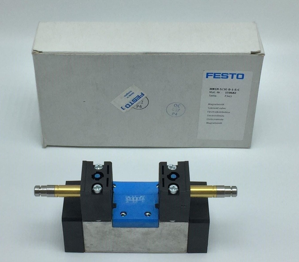 Festo MN1H-5/3E-D-1-S-C Solenoid Valve 1200 l/min 230Psi 159682