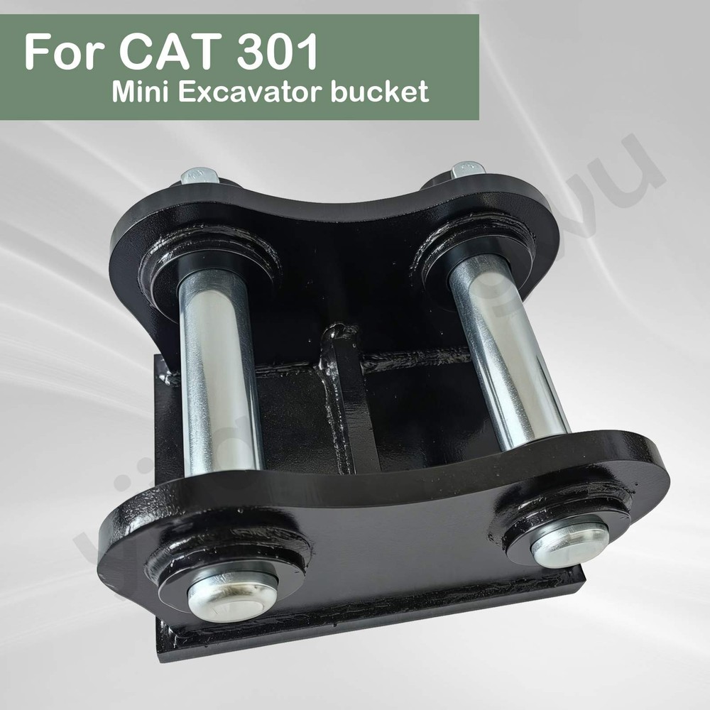 CAT 301（30mm ）Excavator bucket Ears and 2 Pins / With welded base plate.