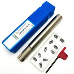 EXN03R C20-20-160 3F Fast Feed Holder Milling Cutter +10PC LNMU0303ZER-MJ insert