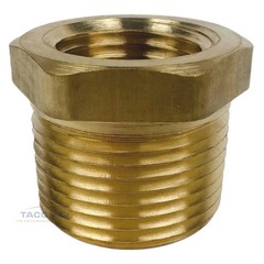 2 PC 3/4″ Male x 1/2″ Female Hex Reducer Bushing Adapter Pipe Reducing Fitting
