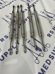 Hu-Friedy # 9 Periosteal Elevators Molt Double End Lot of 5 PCS