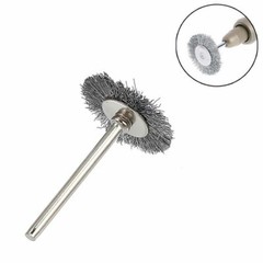 50pc Stainless Steel Wire Brush Fit Dremel Rotary Tool Die Grinder Removal Wheel