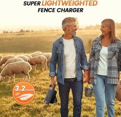 24 Hour Solar Electric Fence Charger 10 Miles