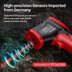 Infrared Thermometer Gun -58°F~1022°F -50°C~550°C IR Laser Thermometer Gun fo…