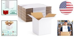 Sturdy 6x6x6 Cardboard Box Mailers 30 Pack – Perfect for Small Business Shipping