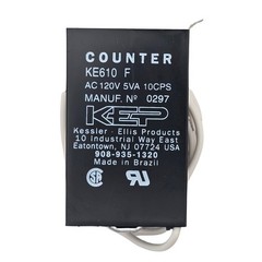 Kessler Ellis KE610F 10CPS 120VAC 6 Digit Non-Resettable Impulse Counter